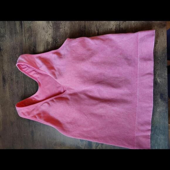 JoyLab Pink Ribbed Tank Top - Picture 1 of 8